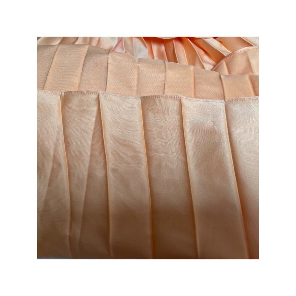 AMUR Janey Strapless Tiered Ruffle Orange Maxi Dress Size 4 - Picture 7 of 10